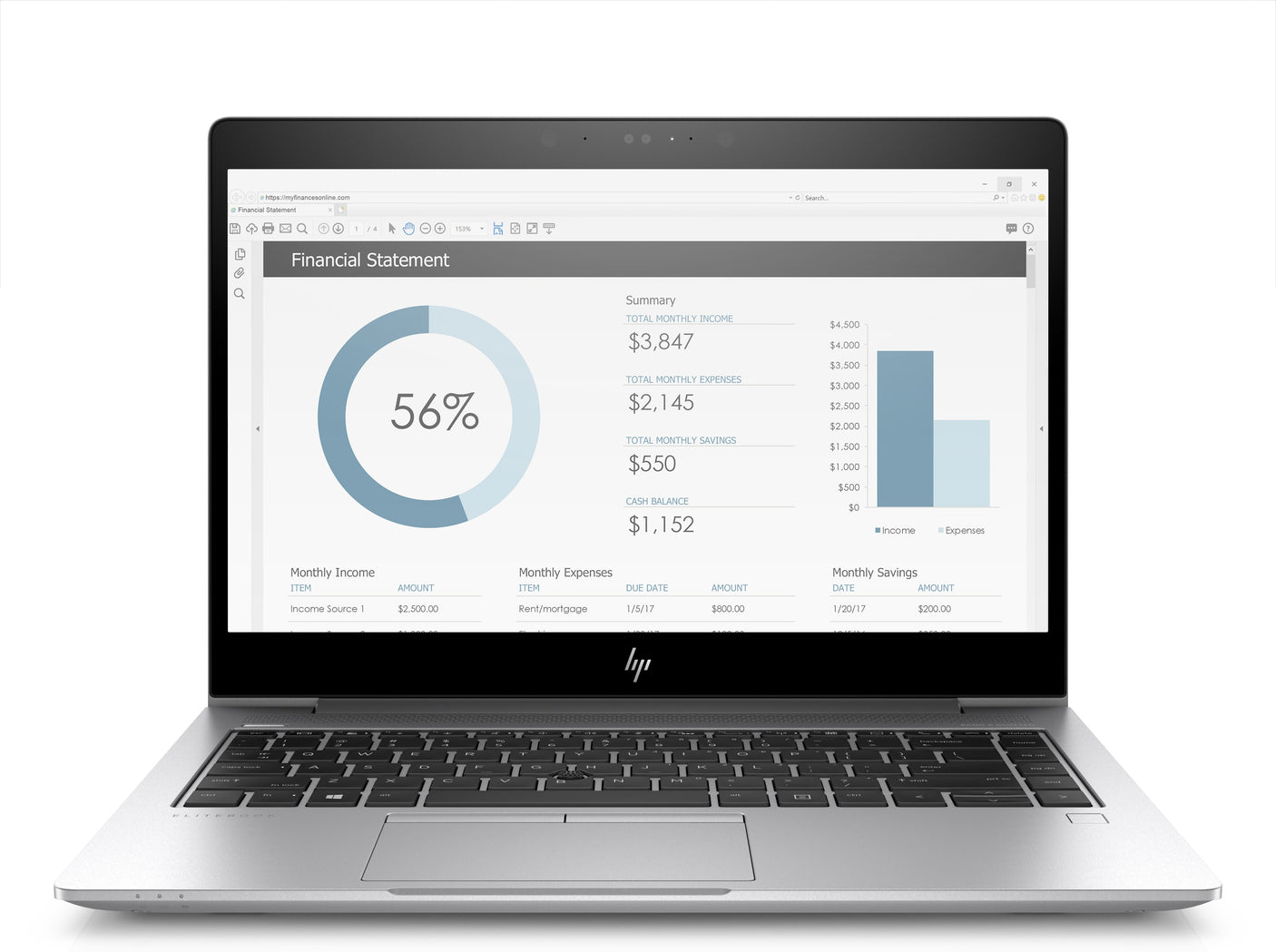 Refurbished HP EliteBook x360 1030 G2 — i5-7300U, 13.3" Convertible Laptop