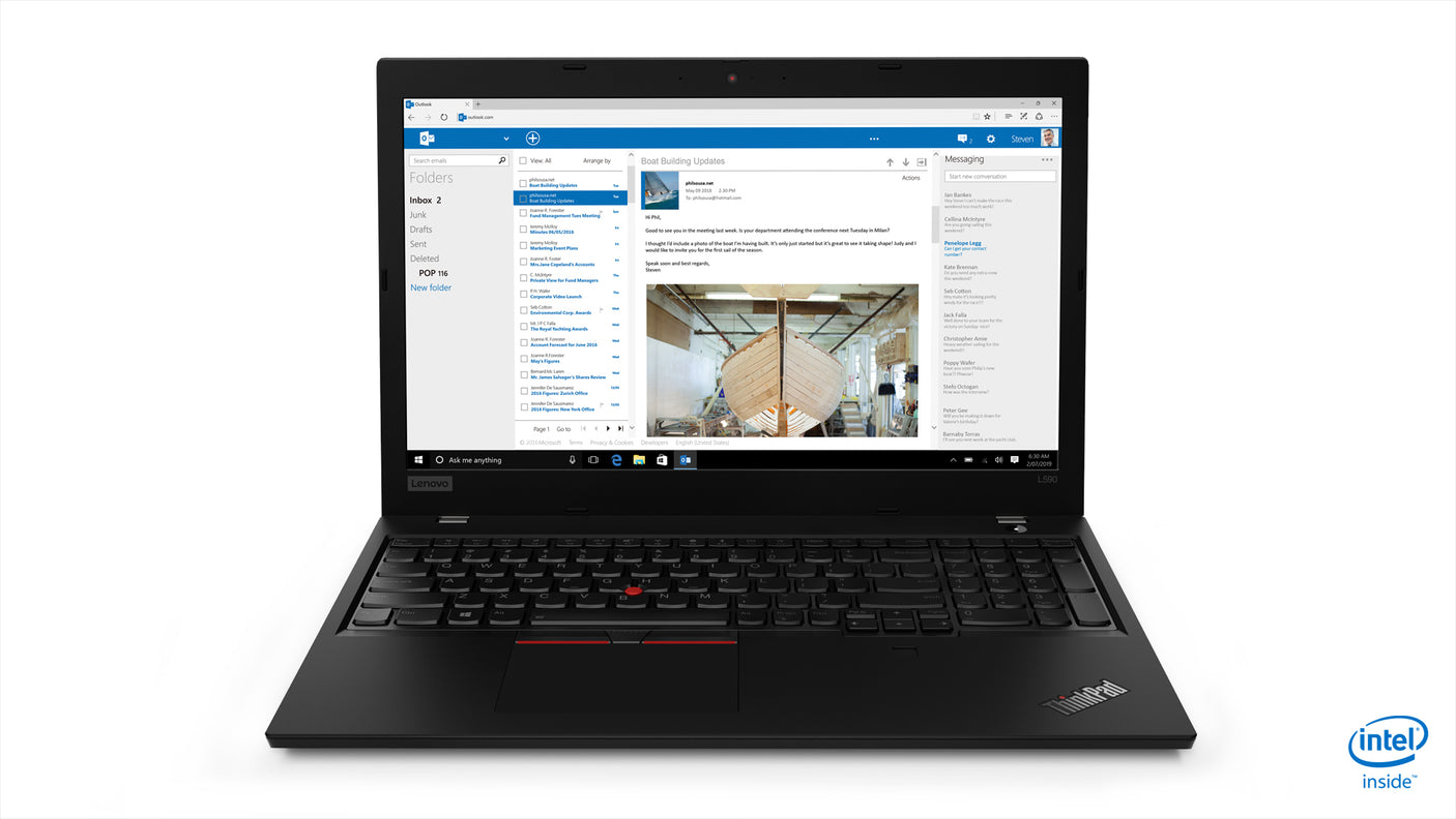Refurbished Lenovo ThinkPad L590 — i5-8365U, 15.6" Business Laptop